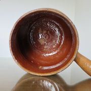 Flower pot, Vallauris ceramic frying pan signed 1950