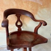 Sailor's armchair in swivel teak
