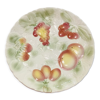 Plate presentation slip pattern fruit salines baths