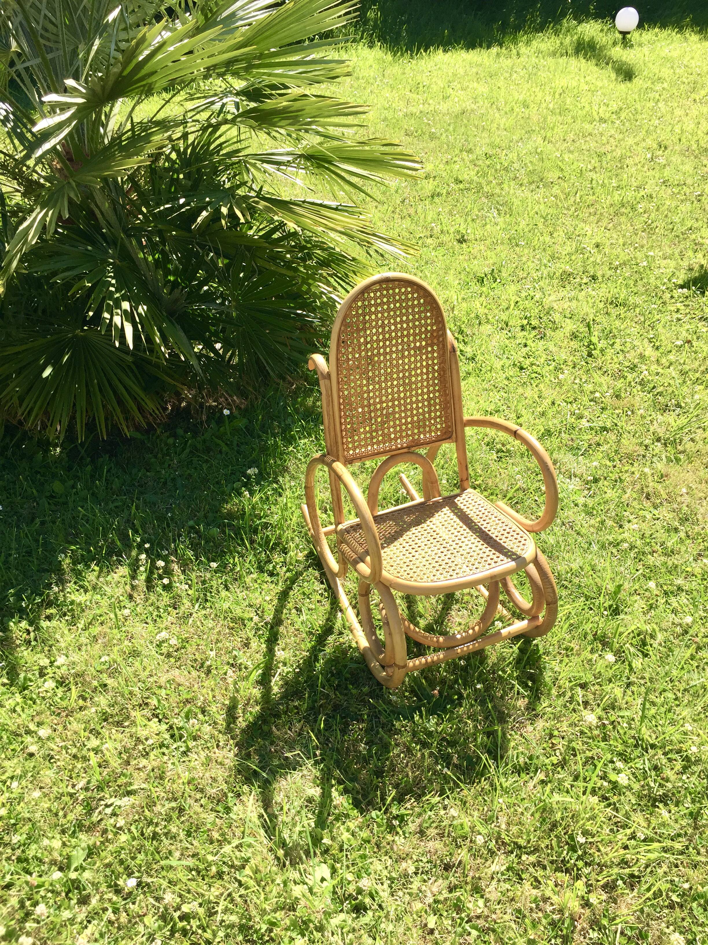 Vintage child rocking chair