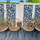 Former vintage rattan lounge