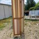 Paravent 4 Vantaux Bois et Tissus Vintage