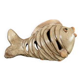 Vintage ceramic fish night light from the 70s.