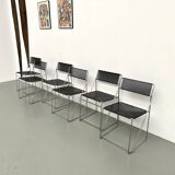 Set of 6 Nuova X-Line chairs, 1977