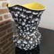 Large earthenware pitcher Vallauris Lunetta France ceramic design 60s