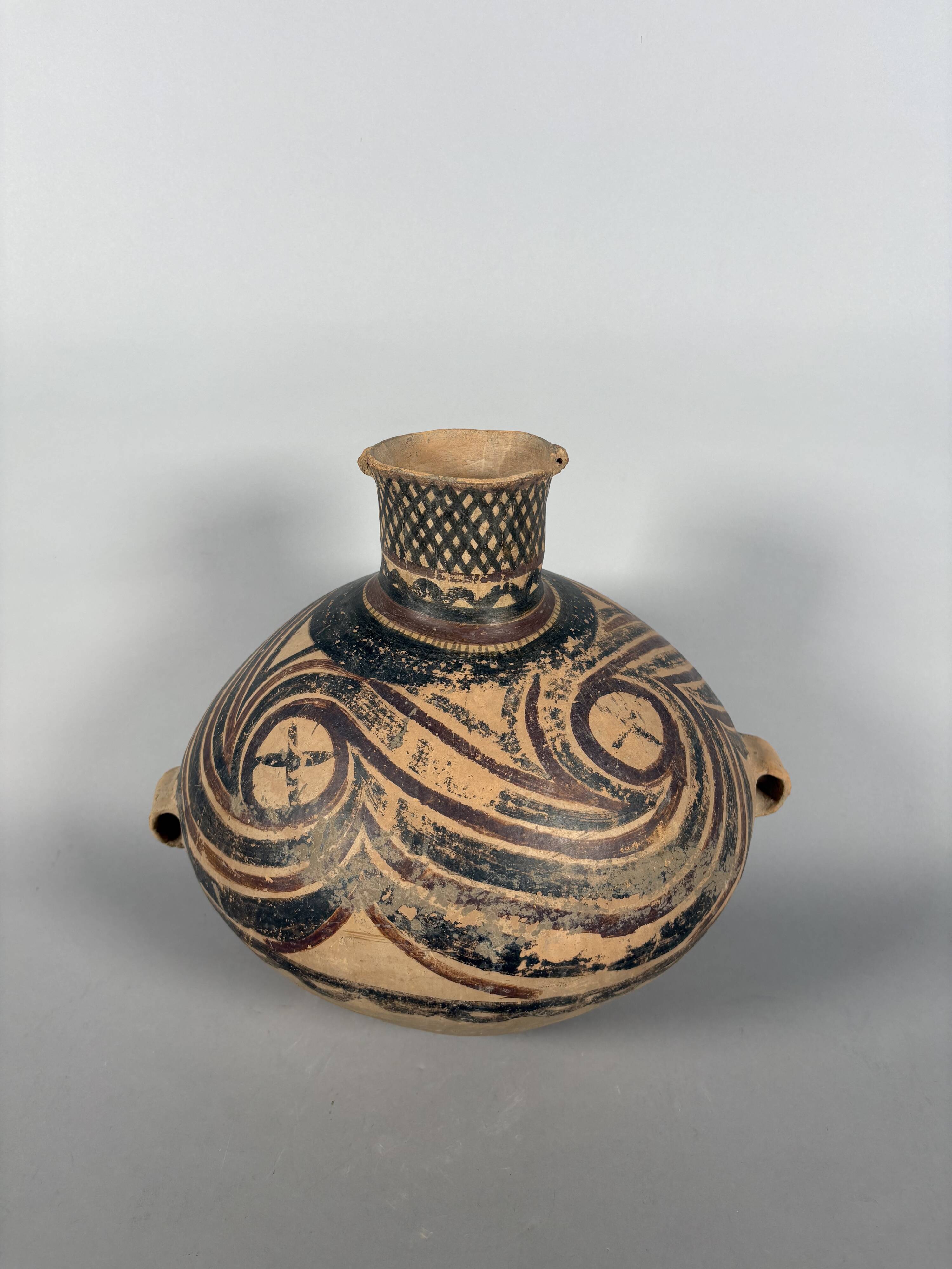 Painted terracotta vase, Neolithic period, Yangshao 4500-3000 BC