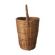High wicker basket