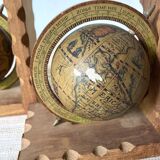Vintage globe bookends