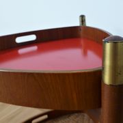 Serving trolley in Teak, Italy, 1950s