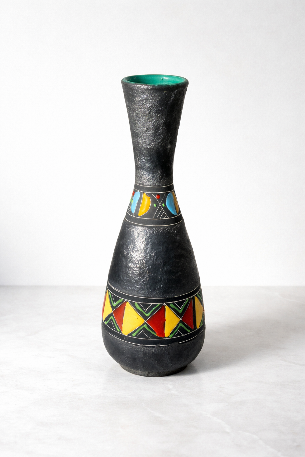 Deruta vase Italy mid-century