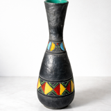 Deruta vase Italy mid-century