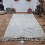 Handmade wool Berber rug 250x150 cm