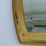 Rectangular mirror dore bevel 1960 47x135cm