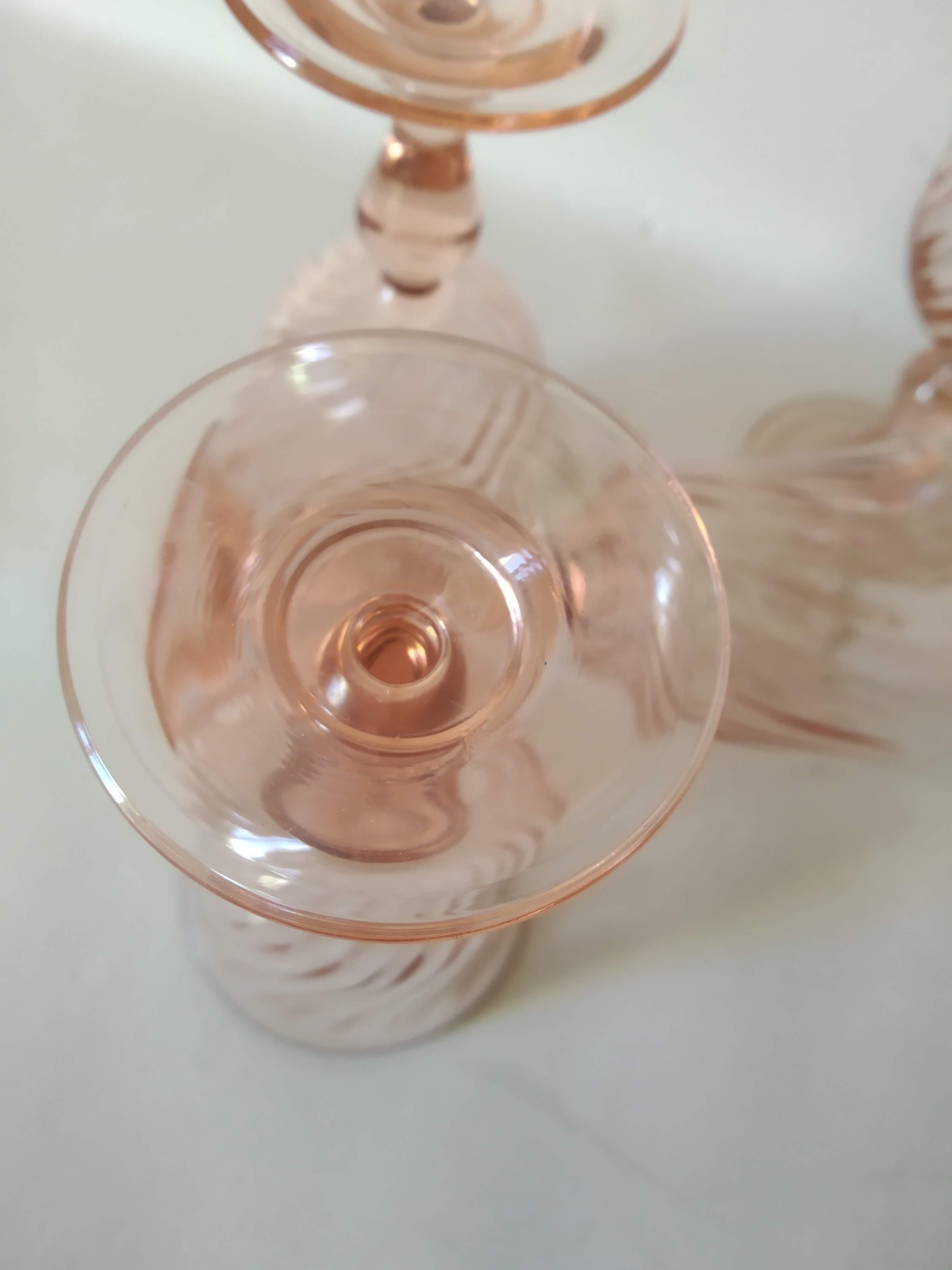 Set 6 stemmed glasses Rosaline Luminarc