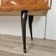 Enfilade en acajou avec plateau en verre