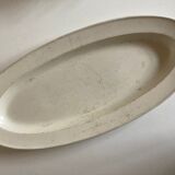 Dish Creil Directoire 1806 fine earthenware XXL