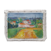 Peinture de Nagao Usui "Paysage du Midi"