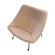 Pierre Paulin Oyster armchair reupholstered