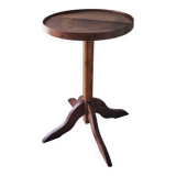 Oak pedestal table