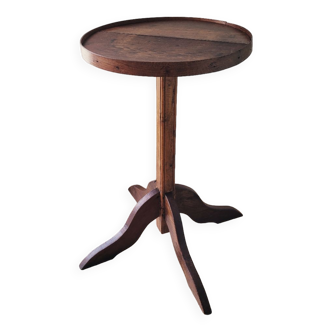 Oak pedestal table