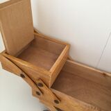 Wooden sewing cart
