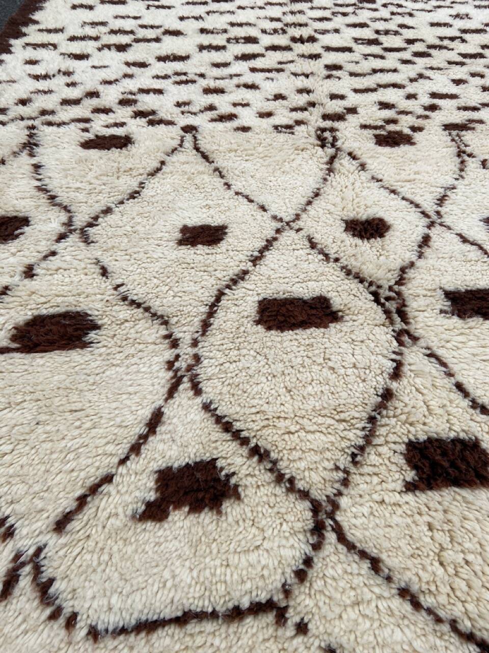 Large contemporary Moroccan Berber rug modern wool design