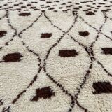 Large contemporary Moroccan Berber rug modern wool design