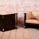 Art Nouveau Mahogany Armchairs from J. Hoffmann, Austria, 1910s, Set of 2