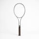 Vintage metal tennis racket by Lacoste, French design by René Lacoste.