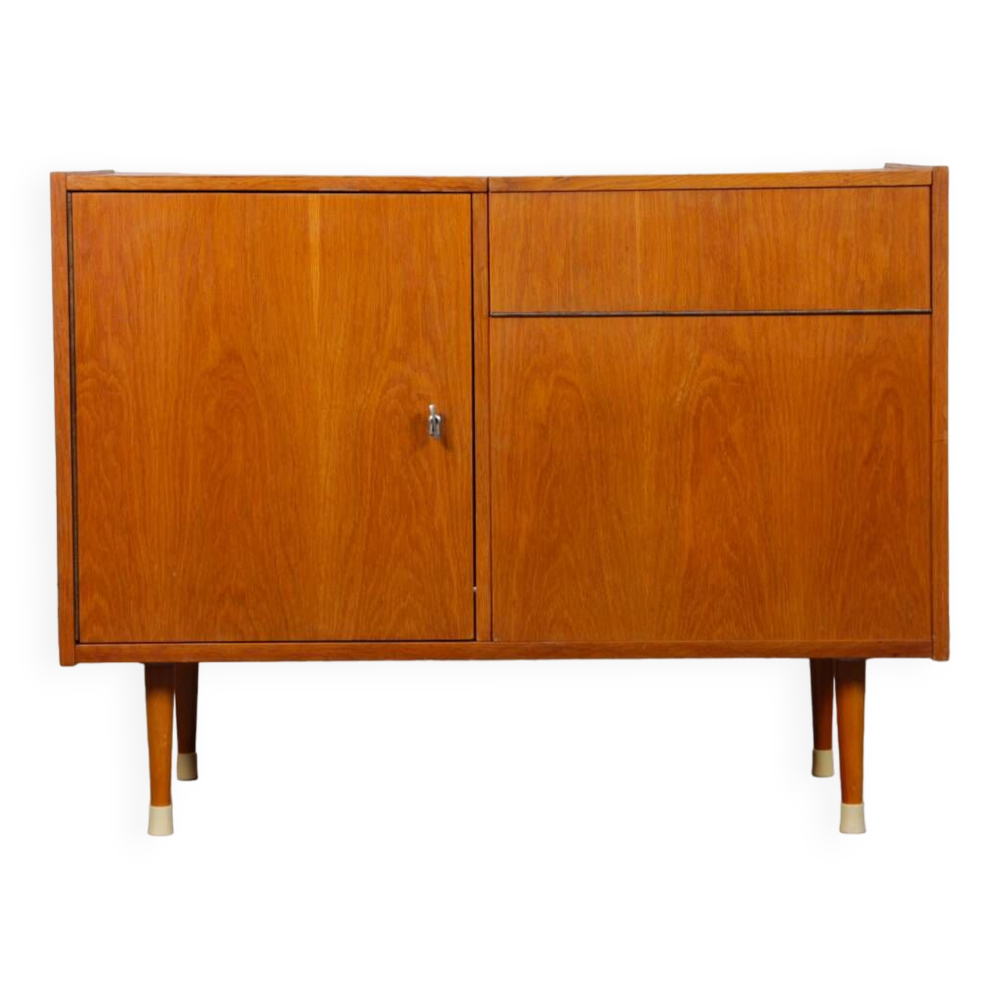 Meuble bar vintage en bois des années 1960