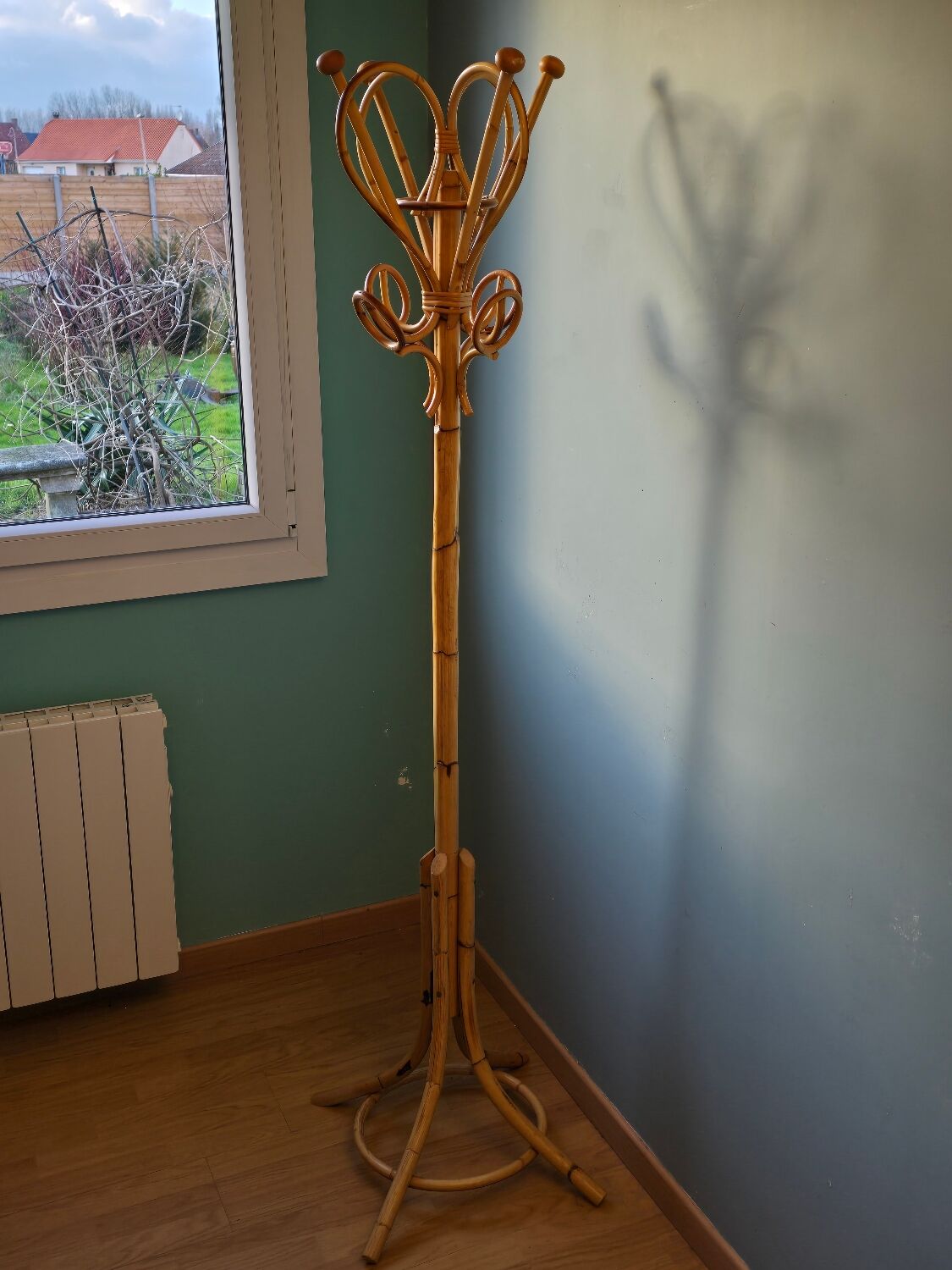 1960 bamboo coat rack