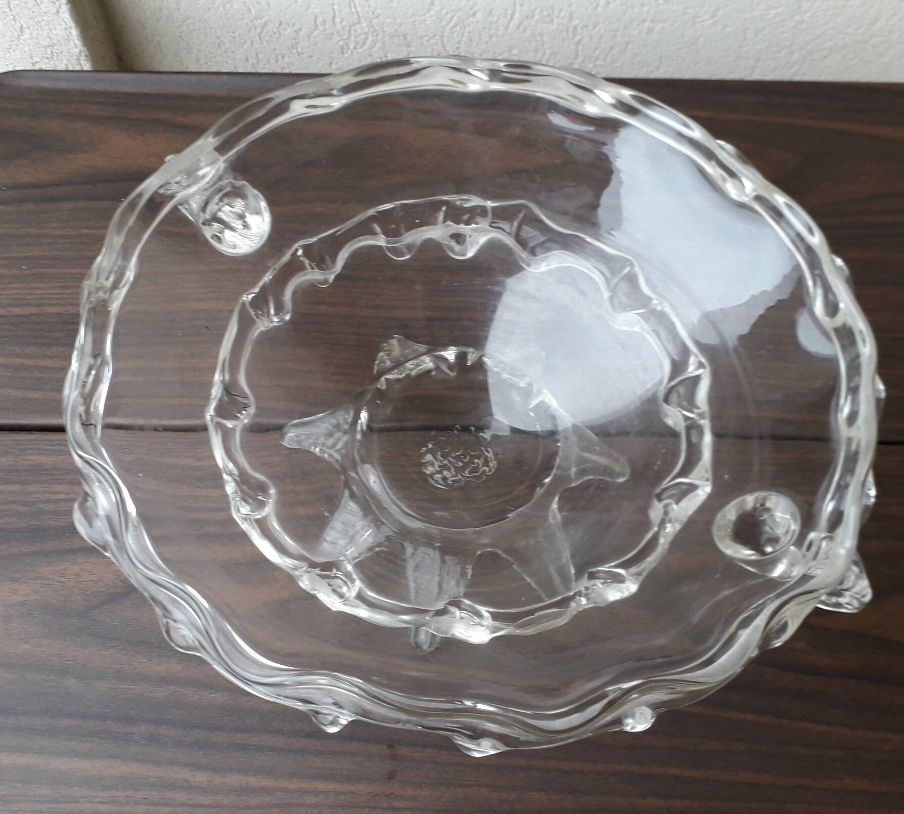 Coupe à fruits en verre