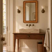 1970s Mid-Century Rattan and Pencil Reed Large Mirror, Spain