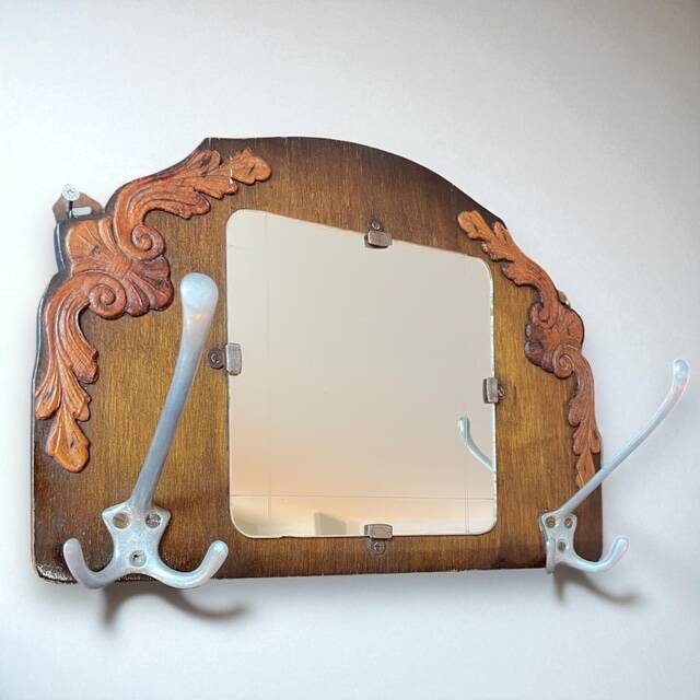 Late Art Deco coat rack, 1950s