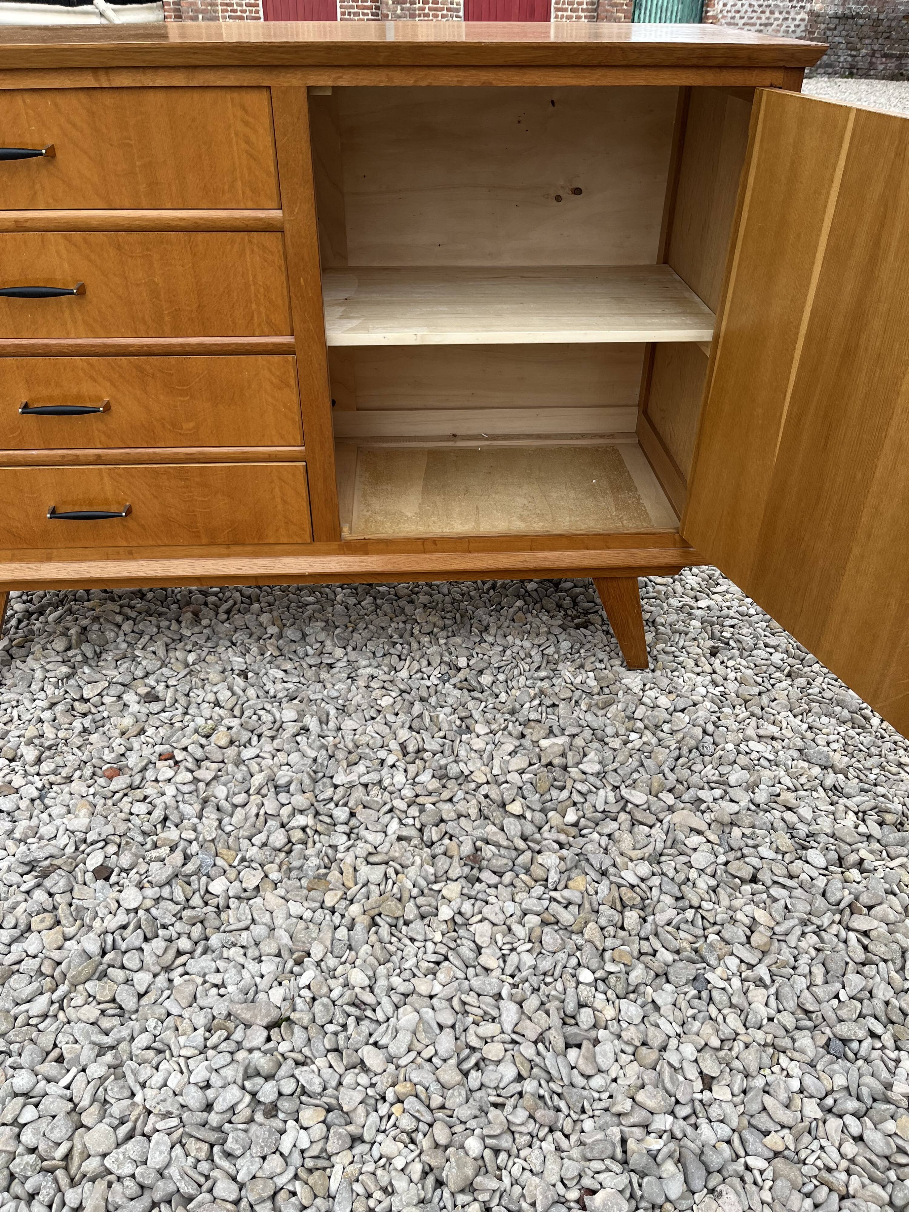 Commode vintage pieds compas