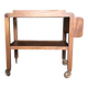 Vintage wooden trolley, vintage design trolley, rolling furniture, servant