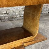 Table or desk with extensions on foot lyre Art Deco period