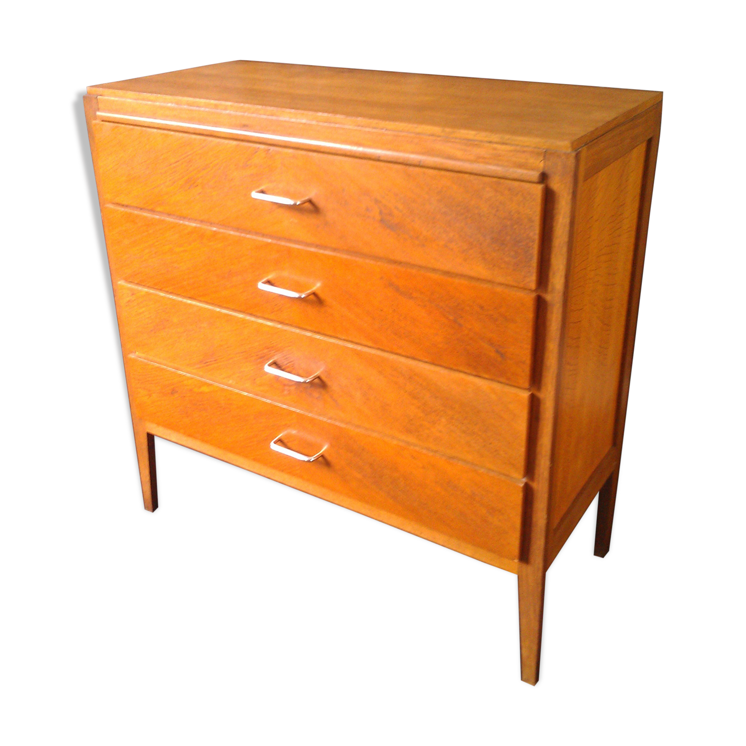 Chest of drawers 50year old oak design vintage