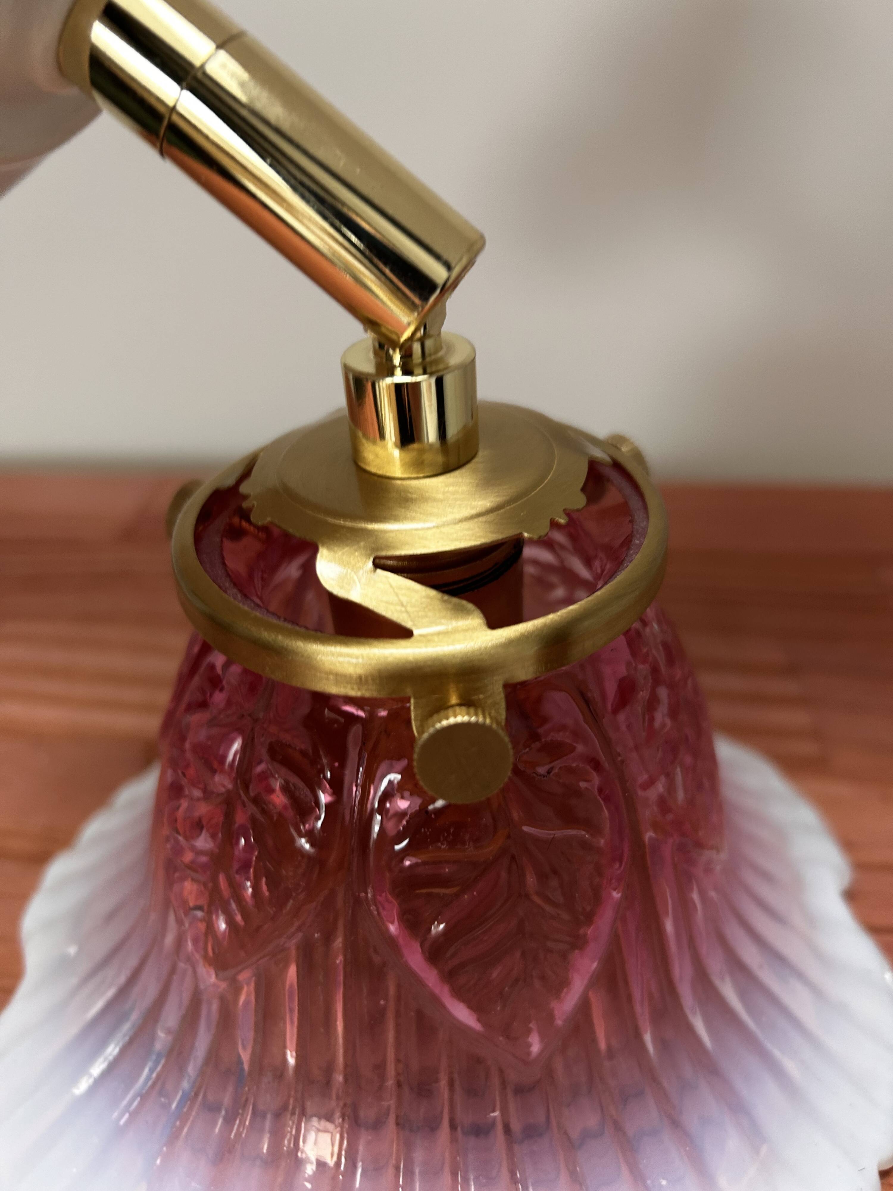 Pink Art Deco wall light