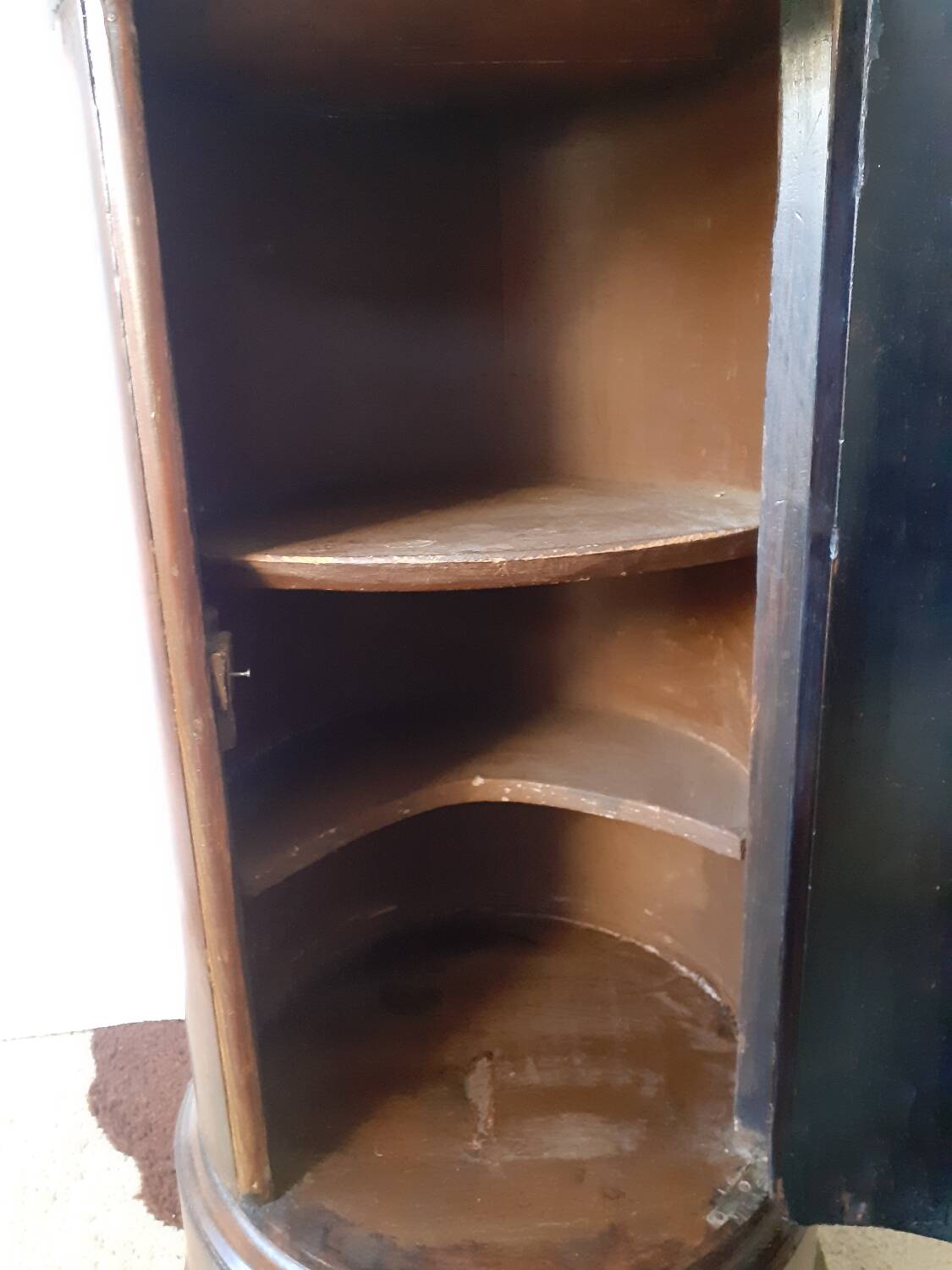 Empire mahogany bedside table called somno