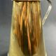 Jug covered pitcher coffee pot in brass late 18th century early 19th century