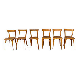 Série de 6 chaises bistrot Baumann