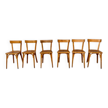 Set of 6 Baumann bistro chairs