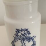 4 opaline apothecary vials