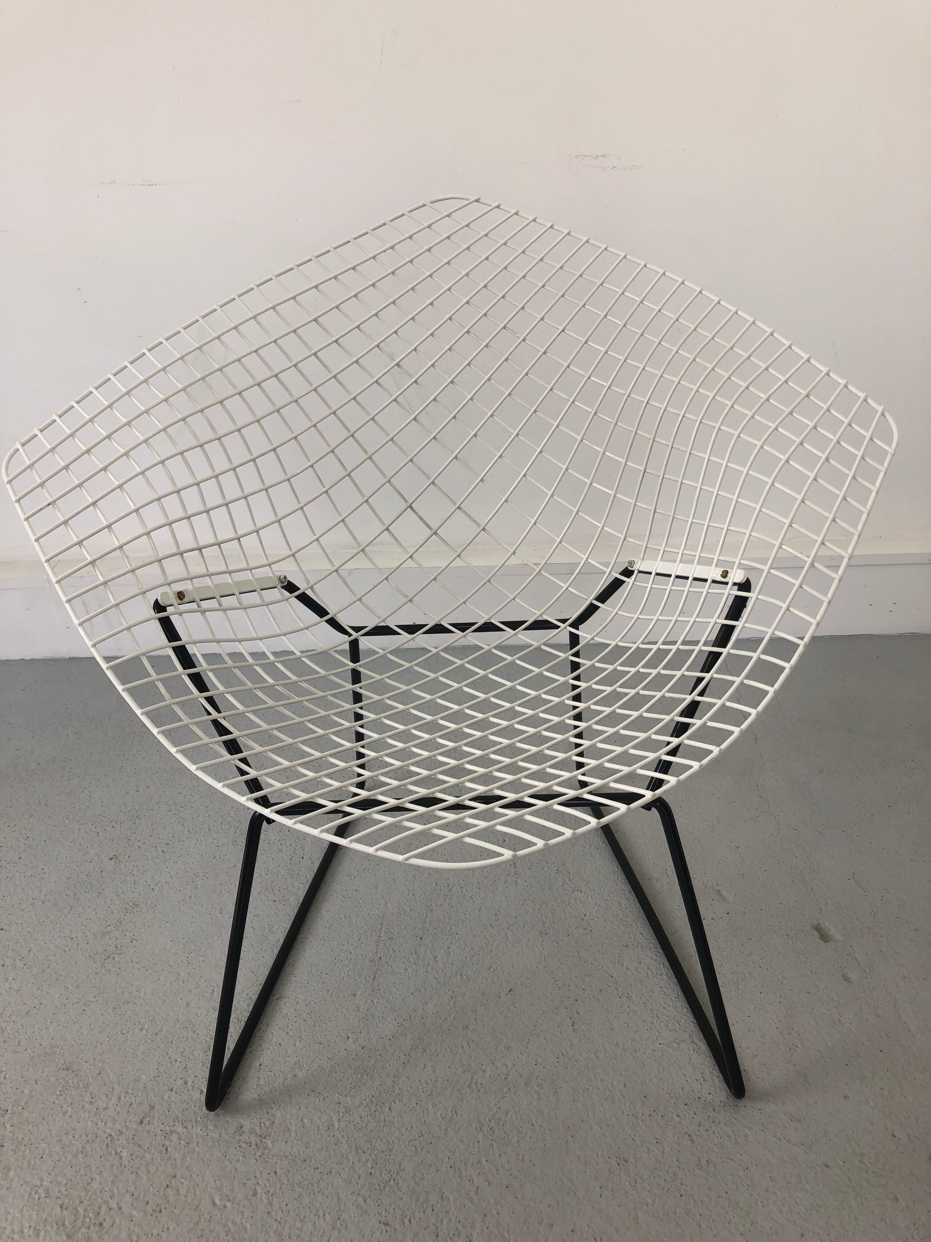 Vintage Diamond 421 Lounge Chair by Harry Bertoia for Knoll International