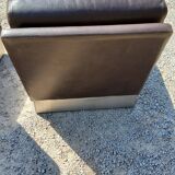 Pair of leather armchairs Roche Bobois from the 70s