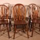Série De 6 Chaises Windsor Wheelback Du 19° Siècle