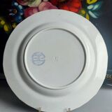 Set of 4 antique plates - Creil & Montereau - Opaque porcelain -