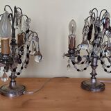 Pair of candelabra lamps