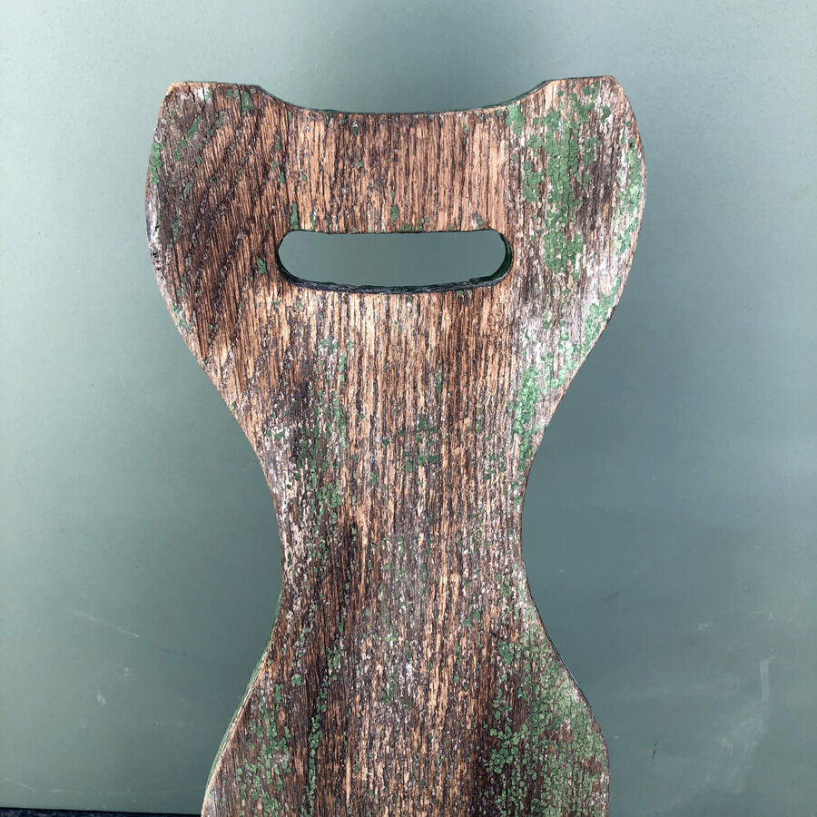 Antique milking chair